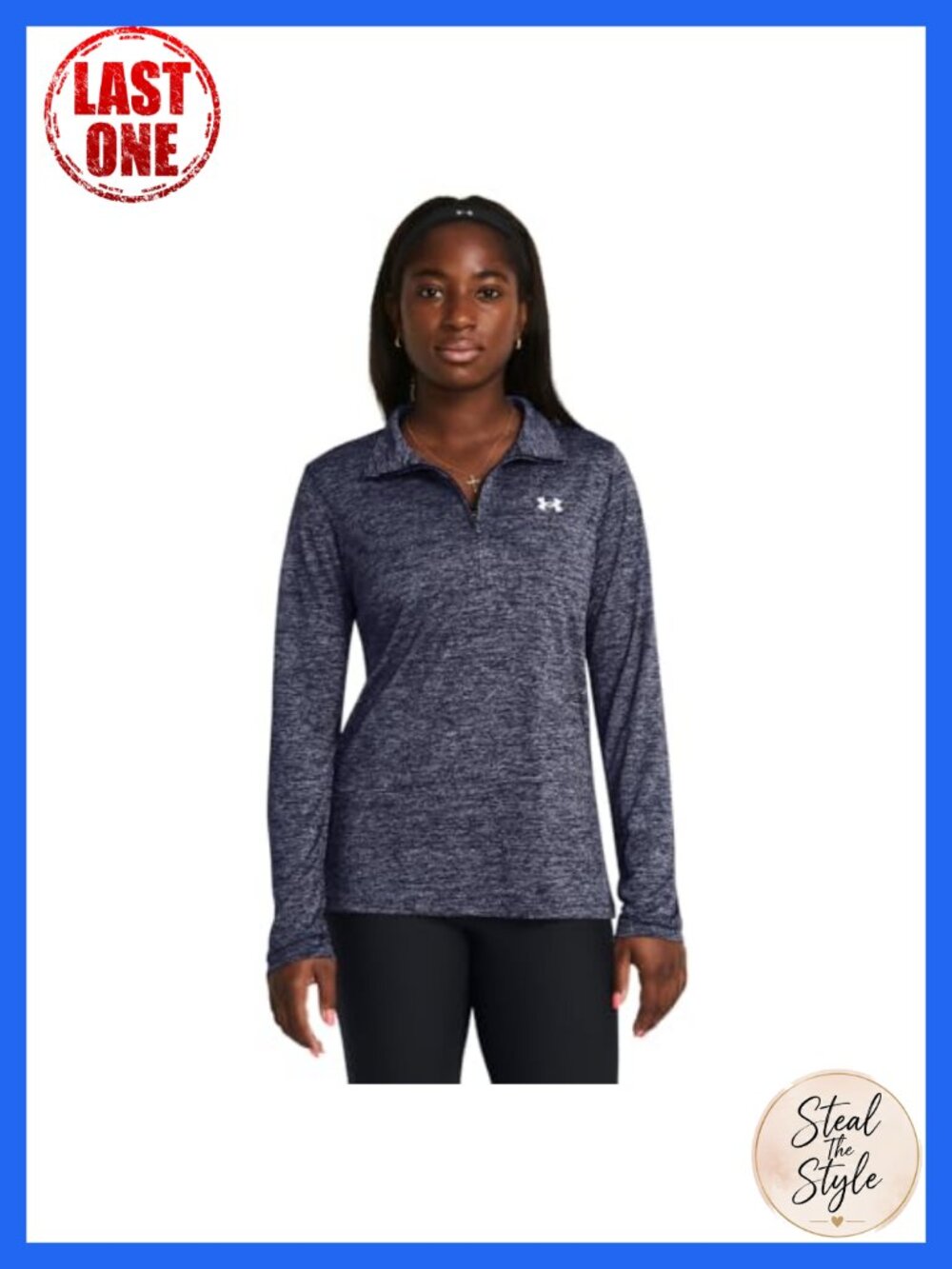 Under Armour Women's Tech Twist Quarter Zip Pullover Active Track Jacket
